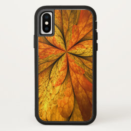 Herfst Plant, modern Abstract fractal kunstblad Case-Mate iPhone Case