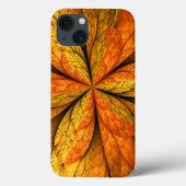 Herfst Plant, modern Abstract fractal kunstblad Case-Mate iPhone Case (Achterkant)