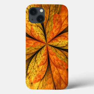 Herfst Plant, modern Abstract fractal kunstblad Case-Mate iPhone Case