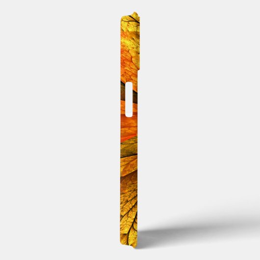 Herfst Plant, modern Abstract fractal kunstblad Case-Mate iPhone Case (Achterkant / Rechts)
