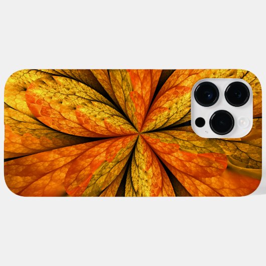 Herfst Plant, modern Abstract fractal kunstblad Case-Mate iPhone Case (Achterkant (horizontaal))