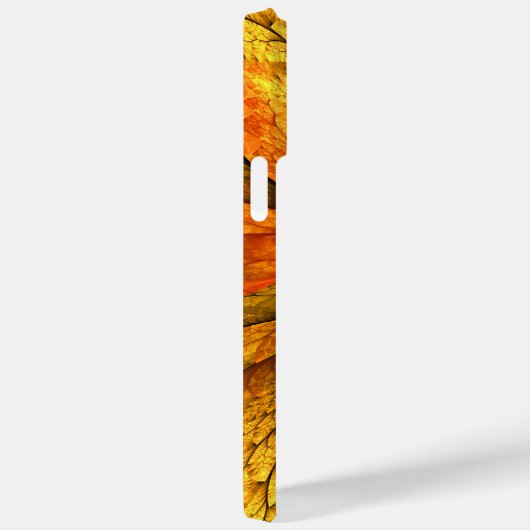 Herfst Plant, modern Abstract fractal kunstblad Case-Mate iPhone Case (Achterkant / Rechts)