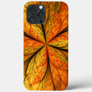 Herfst Plant, modern Abstract fractal kunstblad Case-Mate iPhone Case