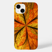 Herfst Plant, modern Abstract fractal kunstblad Case-Mate iPhone Case (Achterkant)