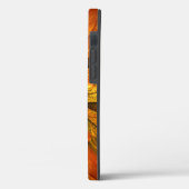 Herfst Plant, modern Abstract fractal kunstblad Case-Mate iPhone Case (Achterkant / Links)