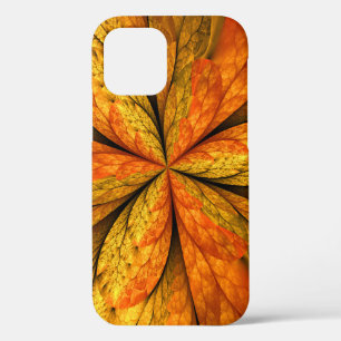 Herfst Plant, modern Abstract fractal kunstblad Case-Mate iPhone Case