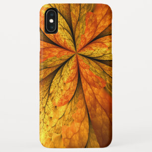 Herfst Plant, modern Abstract fractal kunstblad Case-Mate iPhone Case