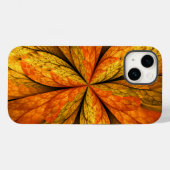 Herfst Plant, modern Abstract fractal kunstblad Case-Mate iPhone Case (Achterkant (horizontaal))