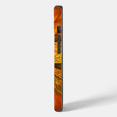 Herfst Plant, modern Abstract fractal kunstblad Case-Mate iPhone Case (Achterkant / Links)