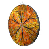 Herfst Plant, modern Abstract fractal kunstblad Dartbord (Voorkant Rechts)