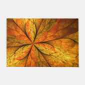Herfst Plant, modern Abstract fractal kunstblad Deurmat (Voorkant)
