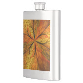 Herfst Plant, modern Abstract fractal kunstblad Flacon (Links)