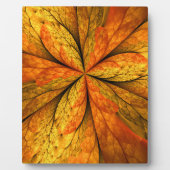 Herfst Plant, modern Abstract fractal kunstblad Fotoplaat (Voorkant)