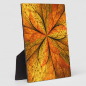 Herfst Plant, modern Abstract fractal kunstblad Fotoplaat (Zijkant)