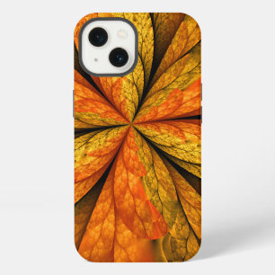 Herfst Plant, modern Abstract fractal kunstblad iPhone 13 Hoesje