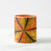 Herfst Plant, modern Abstract fractal kunstblad Mok (Midden)