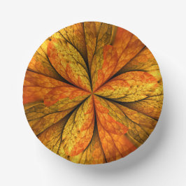 Herfst Plant, modern Abstract fractal kunstblad Papieren Kommen