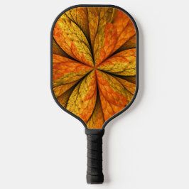 Herfst Plant, modern Abstract fractal kunstblad Pickleball Paddle