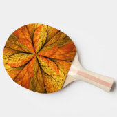 Herfst Plant, modern Abstract fractal kunstblad Tafeltennisbatje (Zijkant)