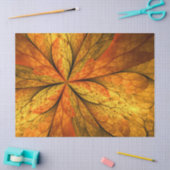 Herfst Plant, modern Abstract fractal kunstblad Tissuepapier (Craft)