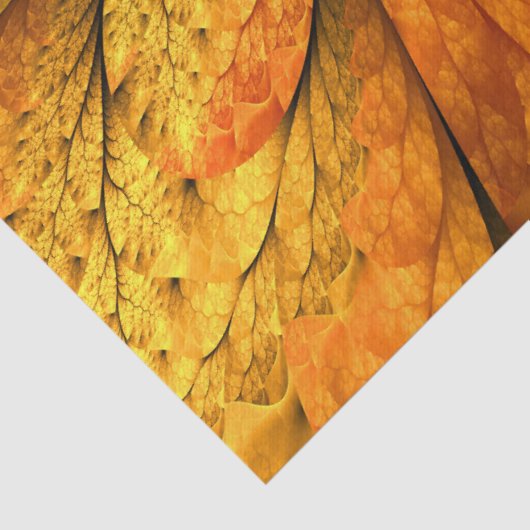 Herfst Plant, modern Abstract fractal kunstblad Tissuepapier (Detail)