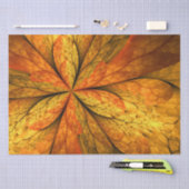 Herfst Plant, modern Abstract fractal kunstblad Tissuepapier (Craft)