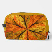 Herfst Plant, modern Abstract fractal kunstblad Toilettasje (Voorkant)