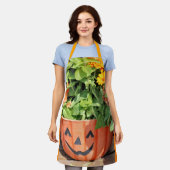 Herfst planter schort (Gedragen)