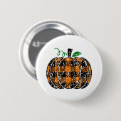 Herfst Play Pumpkin Ronde Button 5,7 Cm (Voorkant /achterkant)