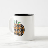 Herfst Play Pumpkin Tweekleurige Koffiemok (Voorkant links)