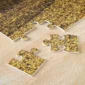Herfst Ploeg Tractor Ohio.Kerstgroeten Legpuzzel (Zijkant)
