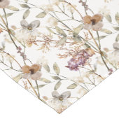  herfst Plum Wildflower Patroon Korte Tafelloper (Hoek)