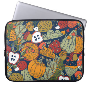 Herfst, polka stippen, , naadloos patroon. laptop sleeve