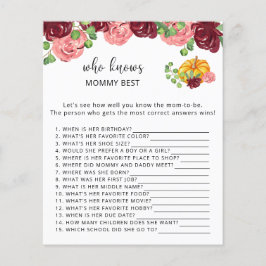 Herfst pomkin floral die mama het beste kent