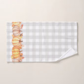 Herfst pomkin gingham badhanddoek handdoek (Handdoek)