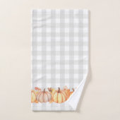 Herfst pomkin gingham badhanddoek handdoek (Handdoek)