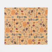 Herfst pomkin hedendaags grafisch patroon fleece b (Voorkant (Horizontaal))