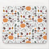Herfst pomkin hedendaags grafisch patroon muismat (Voorkant)