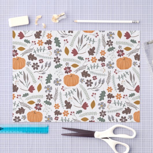 Herfst pomkin hedendaags grafisch patroon tissuepapier (Craft)