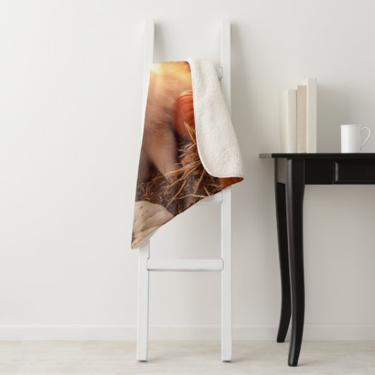 Herfst Pommerisch Sherpa Deken (In situ)