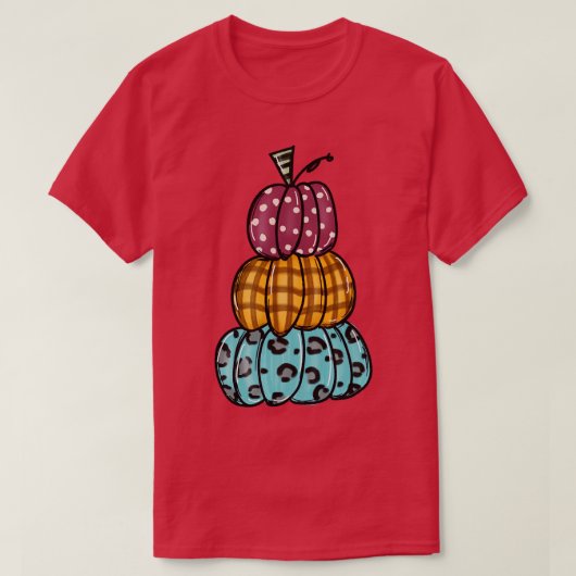 herfst pompoen 3 t-shirt (Design voorkant)