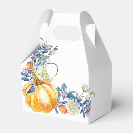 Herfst pompoen aangepaste bruiloft dank u bedankdoosjes (Achterkant)