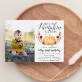 herfst pompoen aangepaste leeftijd verjaardagsfees kaart