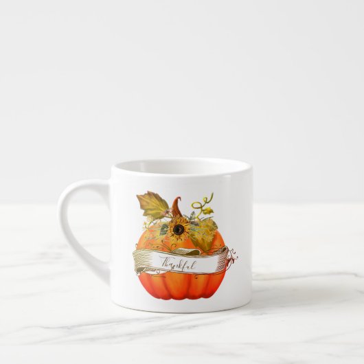 Herfst pompoen aanpasbaar espresso kop (Links)
