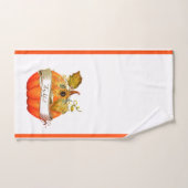 Herfst pompoen aanpasbaar handdoek (Handdoek)