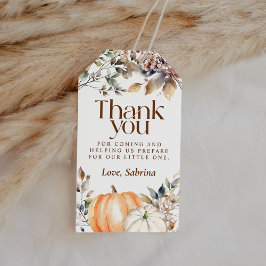 Herfst Pompoen Baby Shower Bedank Je Favor Cadeaulabel