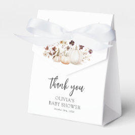 Herfst Pompoen Baby Shower Bedankdoosjes