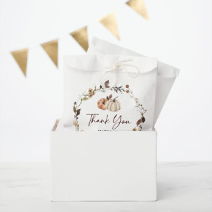 Herfst Pompoen Baby Shower Bedankt Bedankzakje