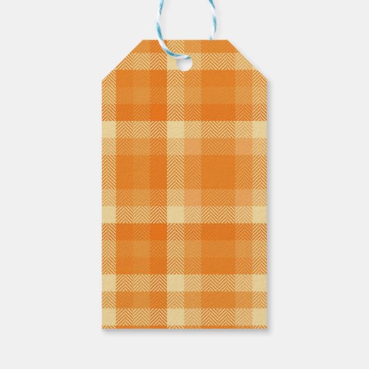 Herfst Pompoen Baby shower Gift Label Cadeaulabel (Achterkant)