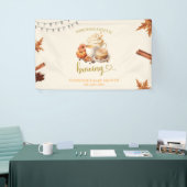 Herfst Pompoen Baby shower Grote Banner (Beurs)